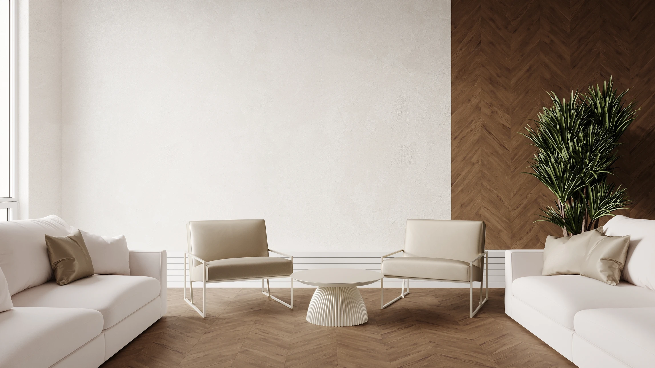 Le plâtre a été appliqué sur les murs intérieurs du plafond de la nouvelle maison et est prêt pour l'apprêtage de peinture